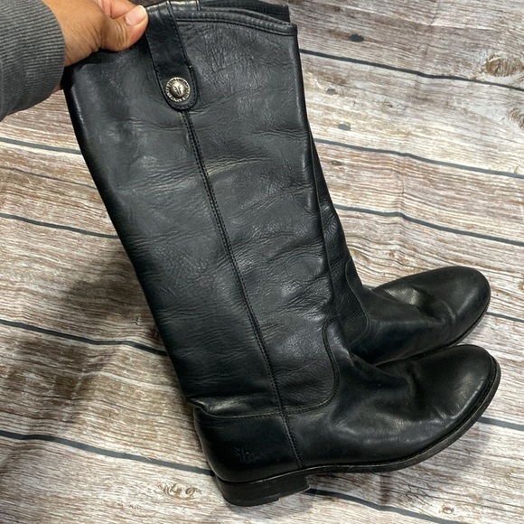 Frye WOMEN MELISSA BUTTON 2 black sz 8 - Picture 4 of 12